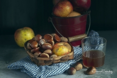 Manzanas y castañas