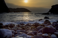 Playa-del-Cuerno-anochecer