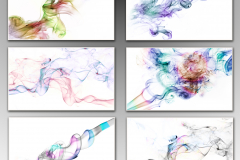 Humo-de-color-en-lienzo-blanco