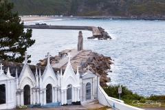 Cementerio de Luarca mirando al mar
