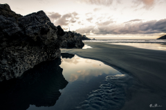 Playa-de-Santa-Maria-del-Mar.-Charco-al-amanecer