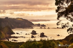 Playa del SIlencio atardecer