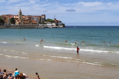 Playa en Gijón San Lorenzo