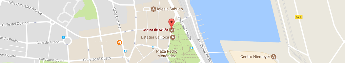 Mapa Casino de Avilés